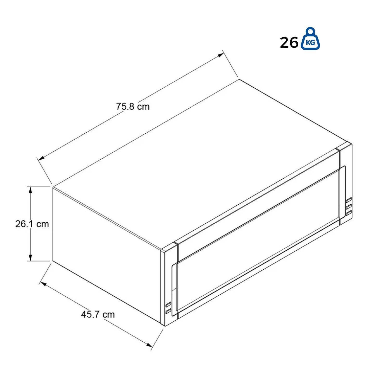 Horno Microcampana WHIRLPOOL 30 Litros WML75011HZ Gris - Image 9