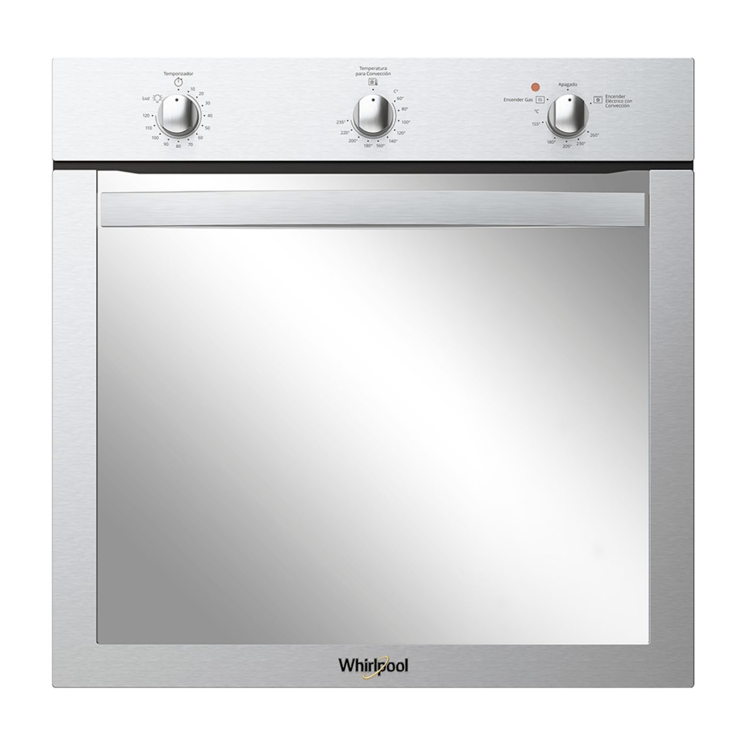 Horno de Empotrar WHIRLPOOL 60 cm Gas Propano WOA120S Gris