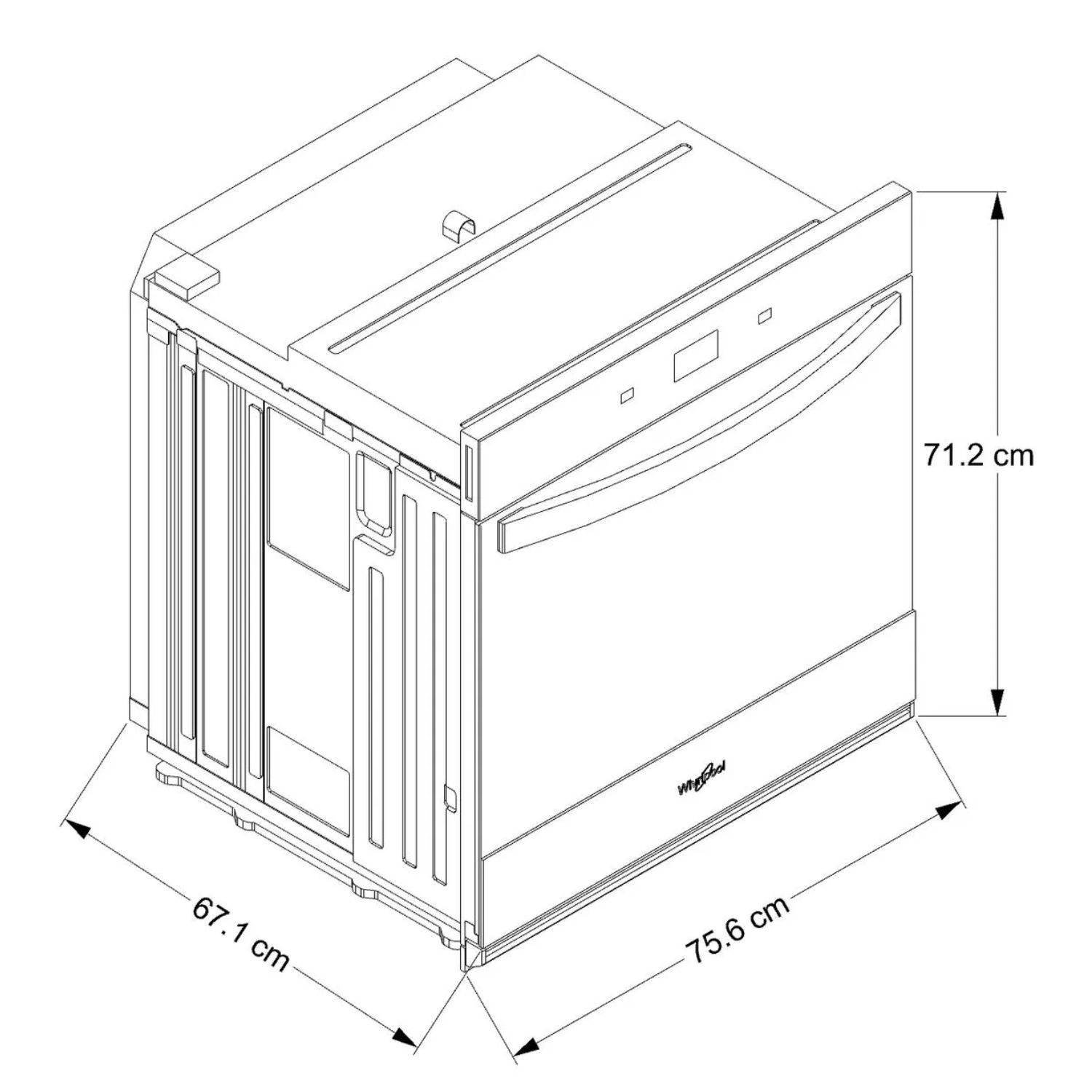 Horno de Empotrar WHIRLPOOL Eléctrico 76cm 220V WOES7030PZ - Image 6