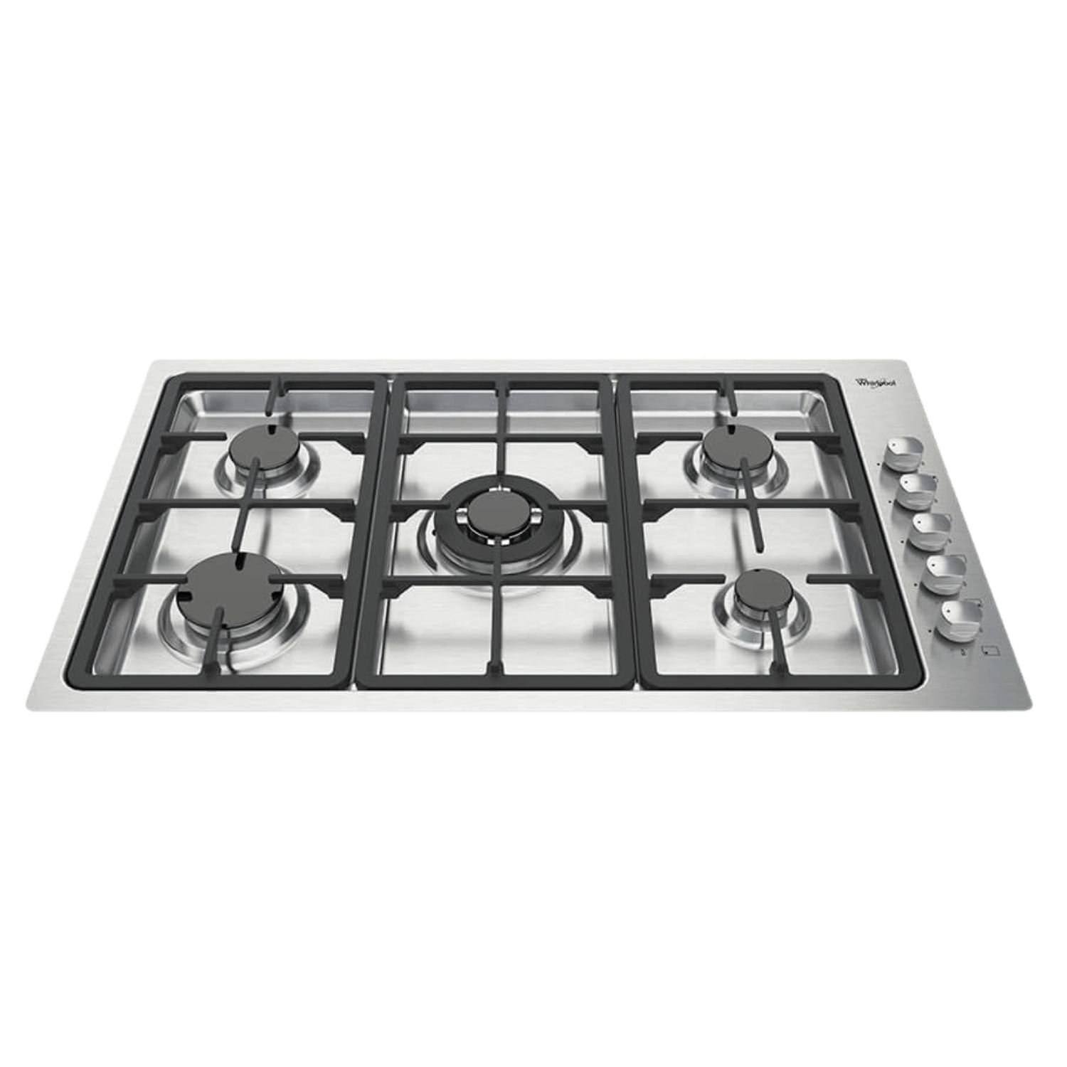 Estufa WHIRLPOOL 86 cm 5 Puestos Gas Propano WP3550S Gris