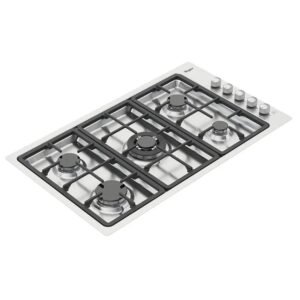 Estufa WHIRLPOOL 86 cm 5 Puestos Gas Propano WP3550S Gris - Image 3