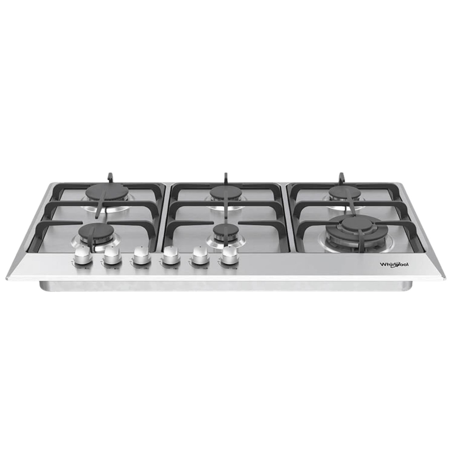 Estufa WHIRLPOOL 86 cm 6 Puestos Gas Propano WP3650S Gris - Image 2