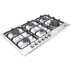Estufa WHIRLPOOL 86 cm 6 Puestos Gas Propano WP3650S Gris - Image 5
