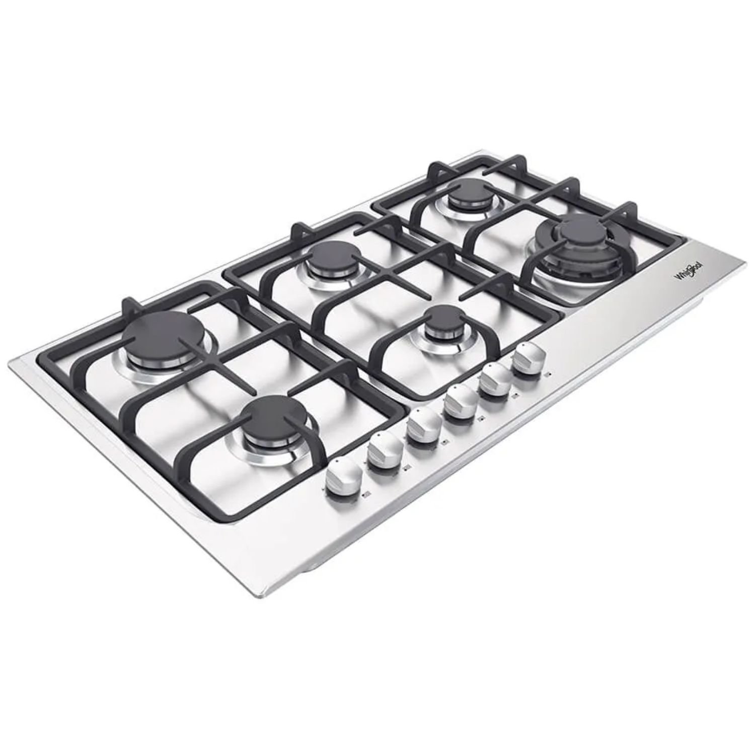 Estufa WHIRLPOOL 86 cm 6 Puestos Gas Propano WP3650S Gris - Image 5