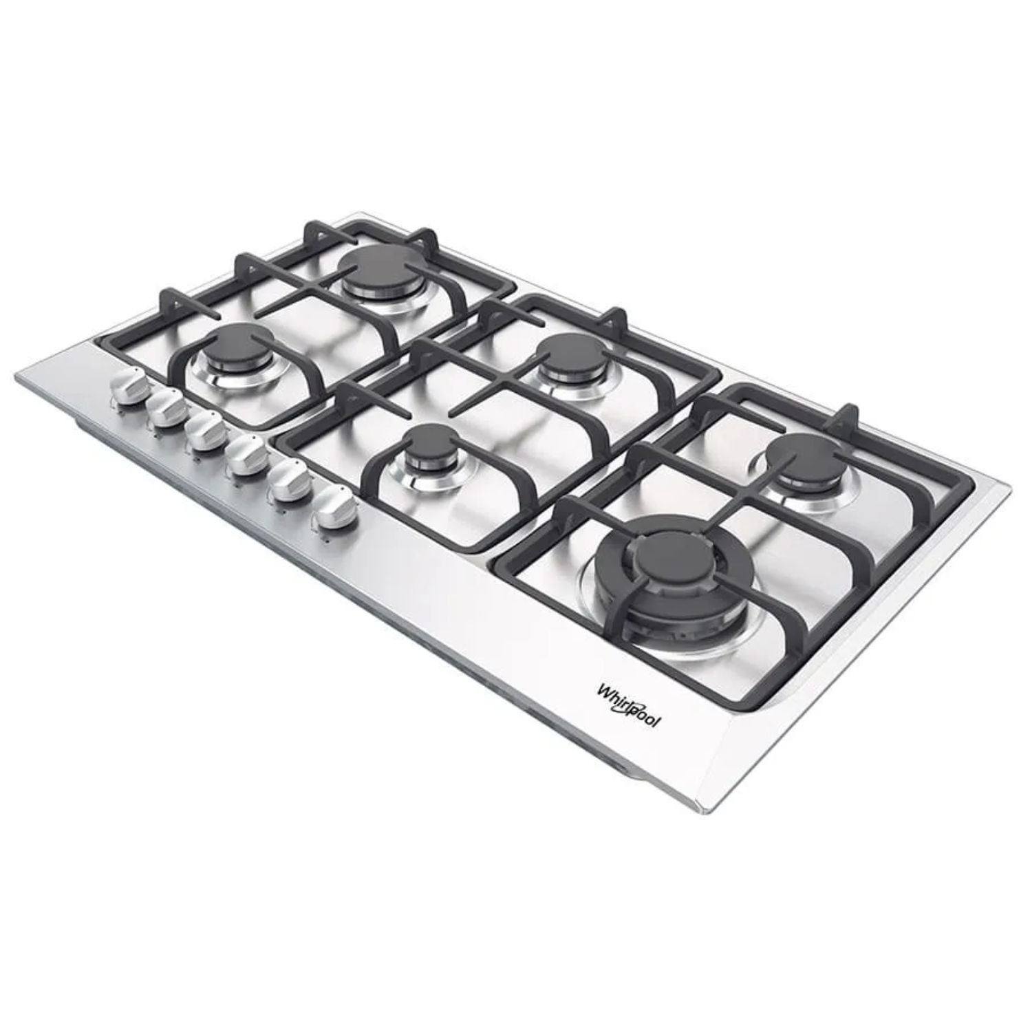 Estufa WHIRLPOOL 86 cm 6 Puestos Gas Propano WP3650S Gris - Image 6
