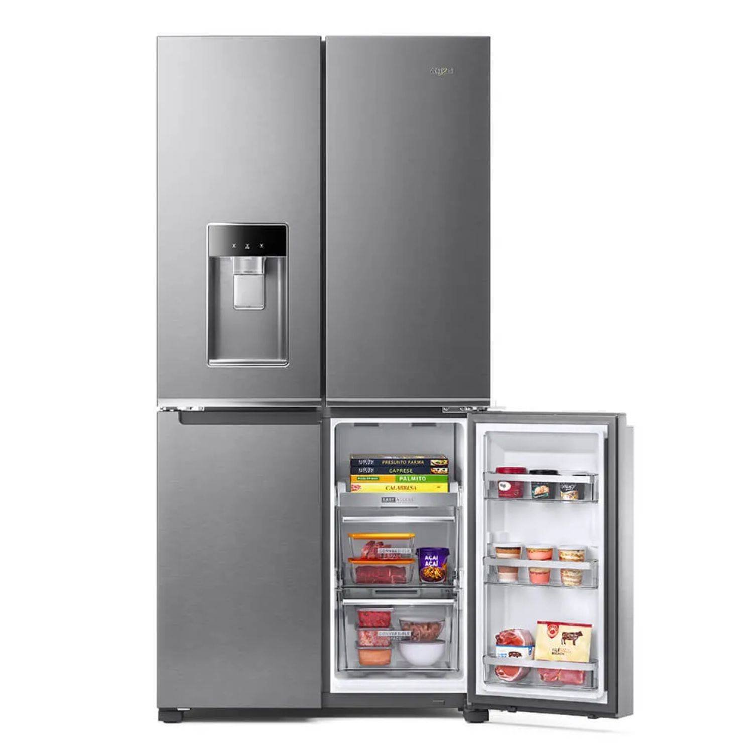 Nevecon WHIRLPOOL No Frost 581 Lt Inverter WRQ661SELZ Gris - Image 4