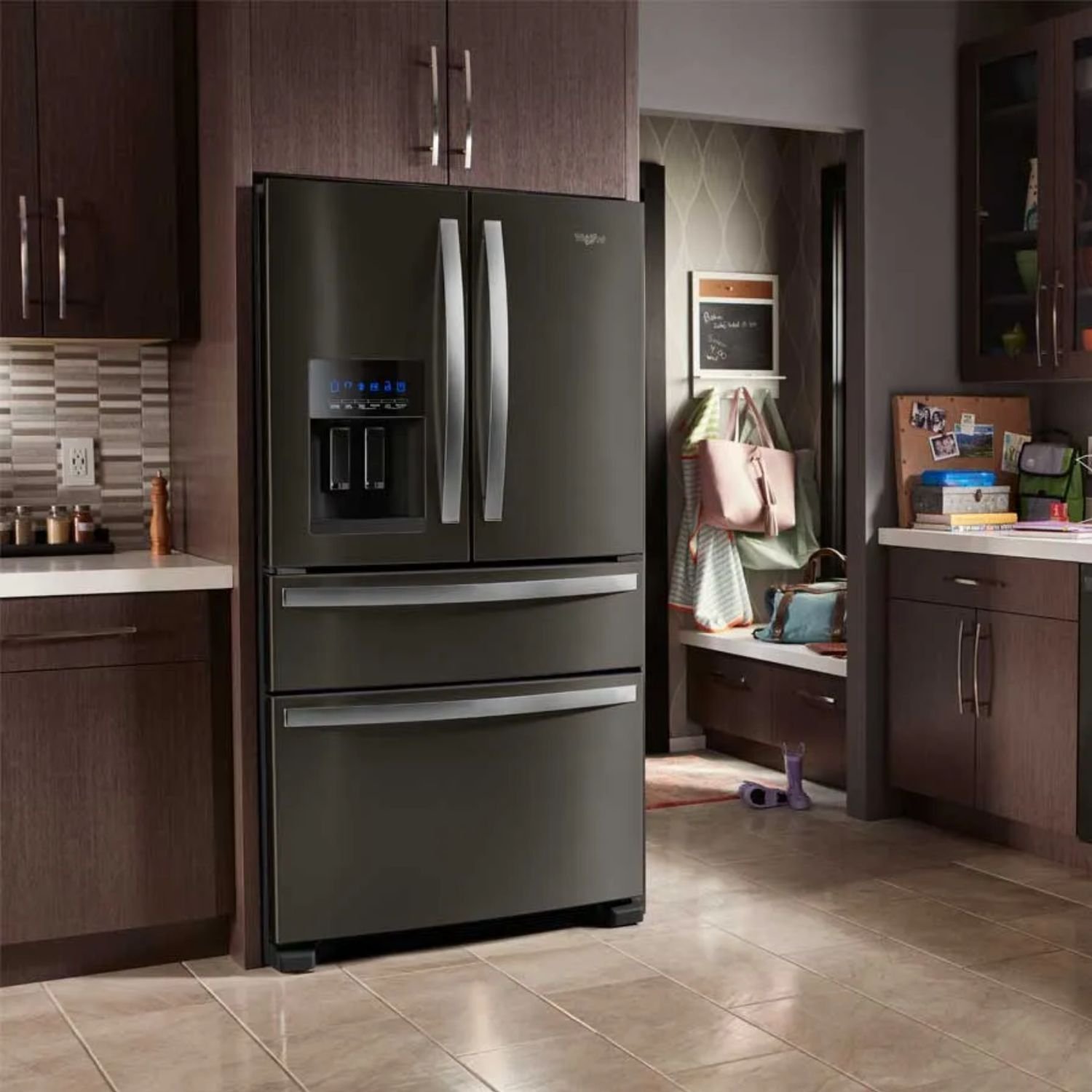 Nevecon Whirlpool No Frost 694L French Door WRX735SDHV Negro - Image 6