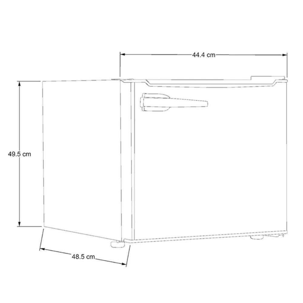 Minibar Whirlpool Frost 48 Litros Una Puerta WS2109R Rojo - Image 7