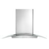 Campana Extractora WHIRLPOOL 91 cm Isla WVI75UC6DS Gris