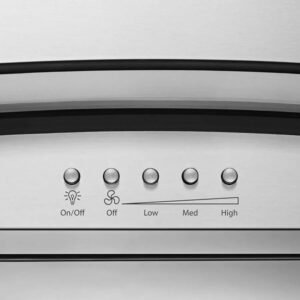 Campana Extractora WHIRLPOOL 91 cm Isla WVI75UC6DS Gris - Image 5