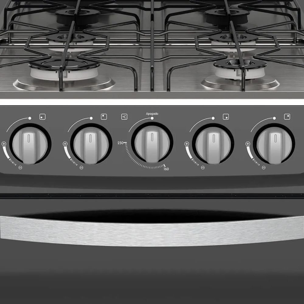 Estufa de Piso WHIRLPOOL 50cm 4 Puestos GN Horno WW0001B - Image 3