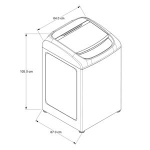 Lavadora WHIRLPOOL 14 Kilos Carga Superior WW14RTAHLA Gris - Image 7