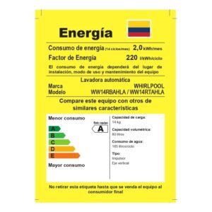 Lavadora WHIRLPOOL 14 Kilos Carga Superior WW14RTAHLA Gris - Image 8