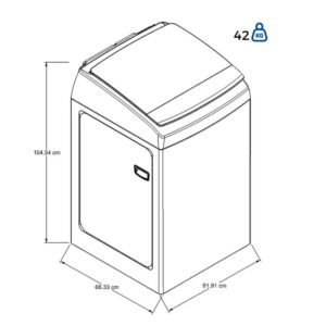 Lavadora WHIRLPOOL 17 Kilos Carga Superior WW17KTAHLA Gris - Image 7