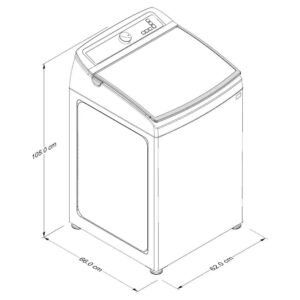 Lavadora WHIRLPOOL 17kg/37lb Carga Superior WW17WTAHLA Gris - Image 6