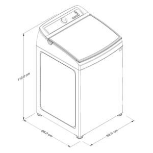 Lavadora WHIRLPOOL 19 Kilos Carga Superior WW19NNAHLA Negro - Image 7