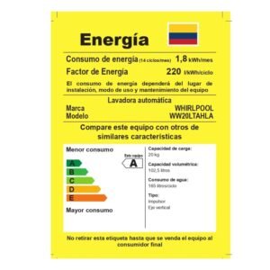 Lavadora WHIRLPOOL 20 Kilos Carga Superior WW20LTAHLA Gris - Image 8