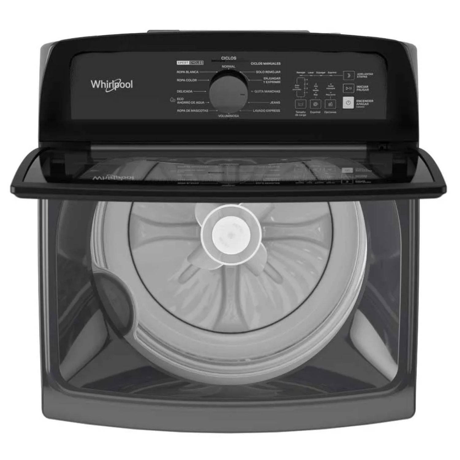 Lavadora WHIRLPOOL 20Kg/44Lb Carga Superior WW20WTAHLA Gris - Image 3