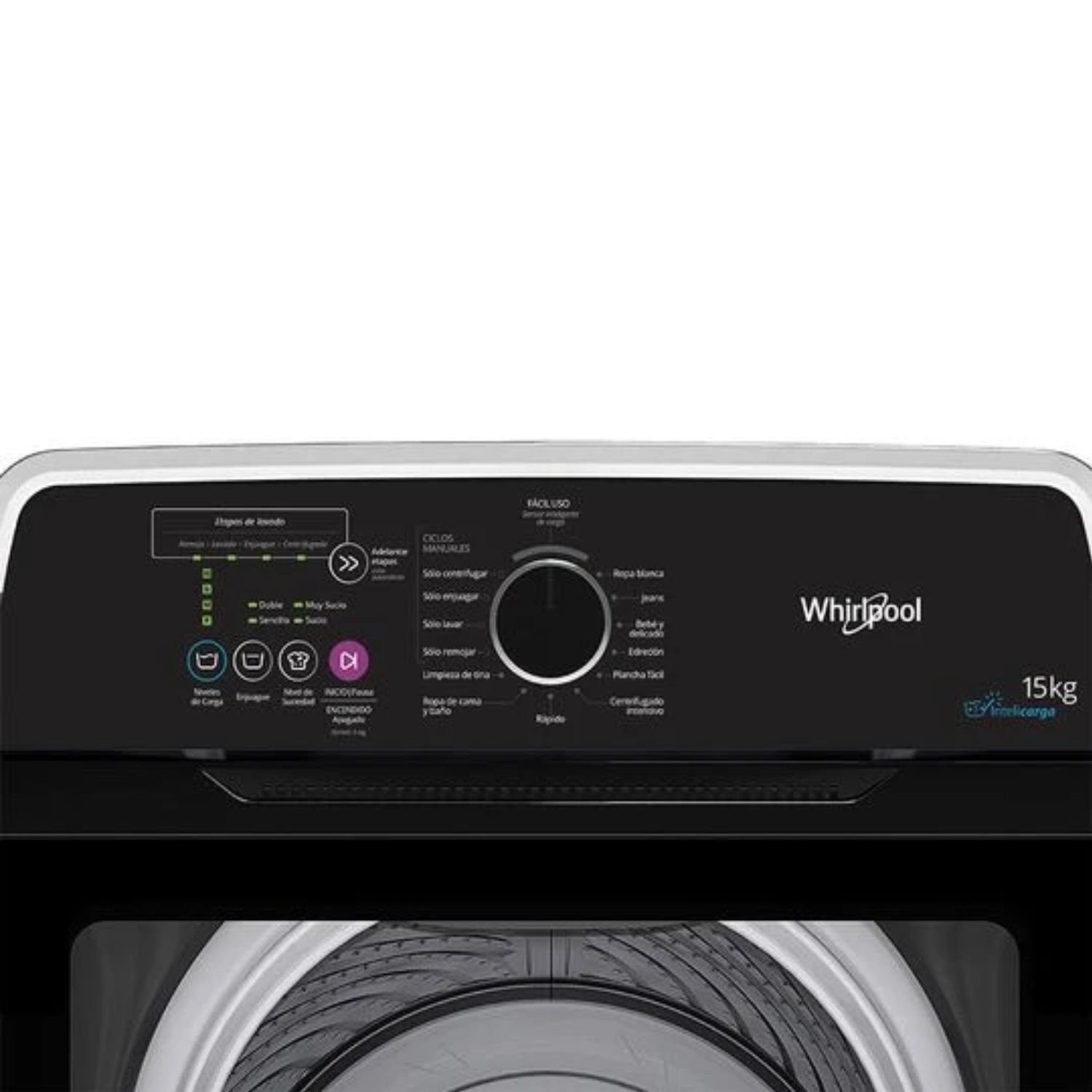 Lavadora WHIRLPOOL 15 Kilos Carga Superior WWG15BBHLA Blanca - Image 2