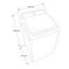 Lavadora WHIRLPOOL 15 Kilos Carga Superior WWG15BBHLA Blanca - Image 6