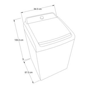 Lavadora WHIRLPOOL 15 Kilos Carga Superior WWG15BNHLA Negro - Image 6