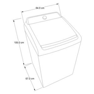 Lavadora WHIRLPOOL 18 Kilos Carga Superior WWG18BSHLA Gris - Image 5