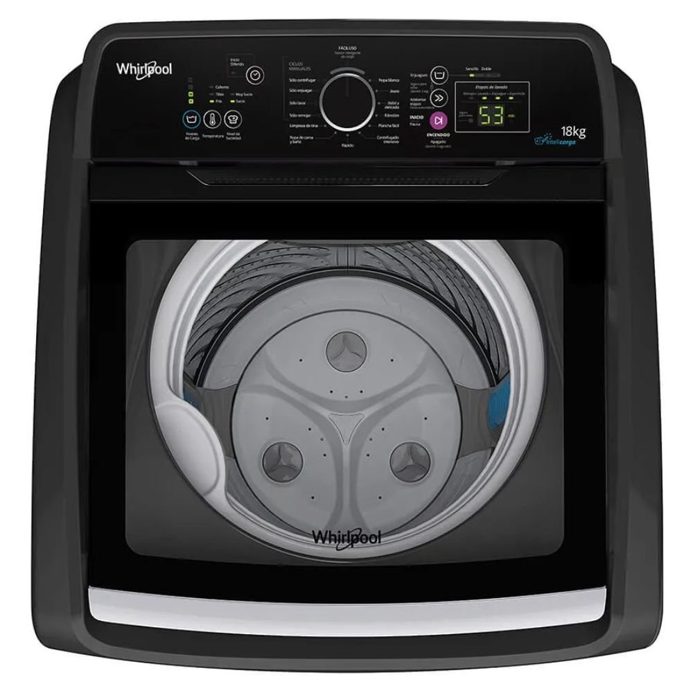 Lavadora WHIRLPOOL 18 Kilos Carga Superior WWG18CNHLA Negro - Image 3