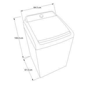 Lavadora WHIRLPOOL 18 Kilos Carga Superior WWG18CNHLA Negro - Image 5