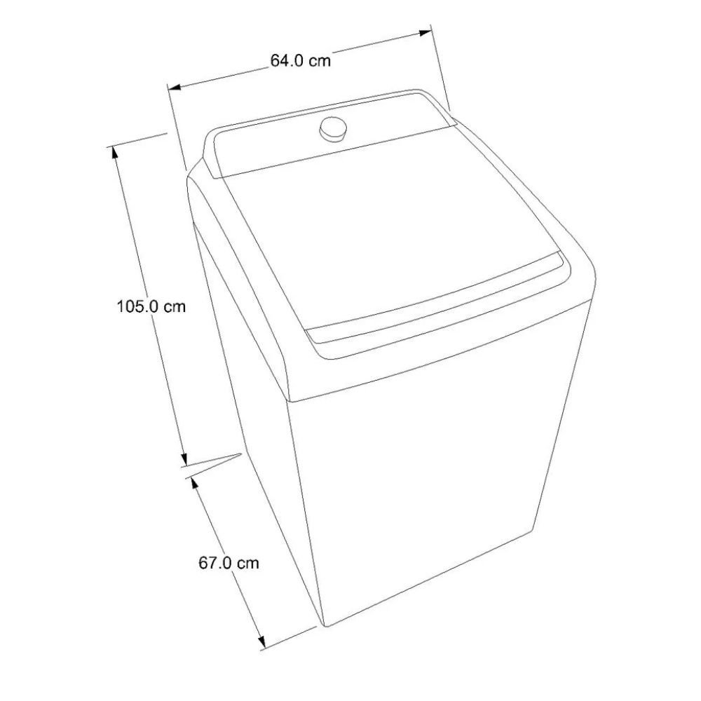 Lavadora WHIRLPOOL 18 Kilos Carga Superior WWG18CNHLA Negro - Image 5