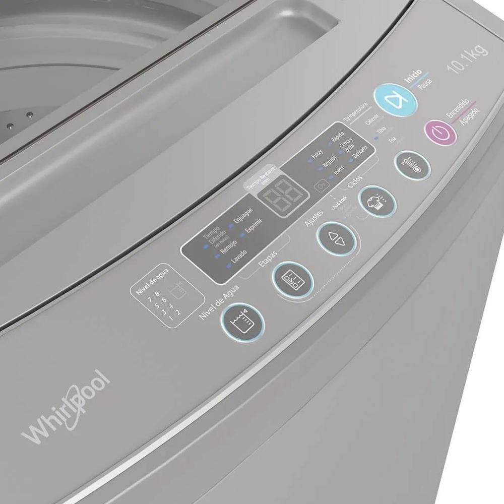 Lavadora WHIRLPOOL 10 Kilos Carga Superior WWI10ASHLS Gris - Image 2