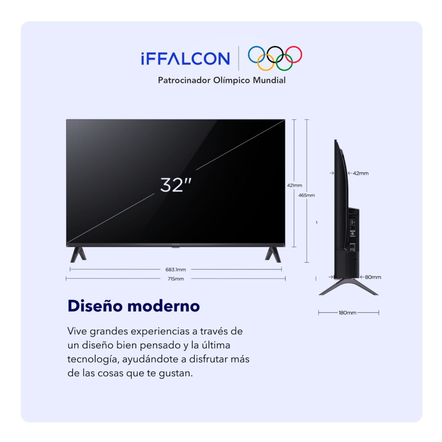Televisor iFFALCON 32" Smart TV FHD 32S55 Google TV - Image 3