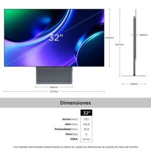 Monitor TCL 32" Gaming WOLED 4K 240Hz 32X3A - Image 2