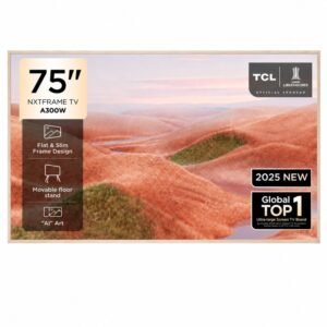 Televisor TCL 75" QLED 4K Google TV 120Hz 75A300W