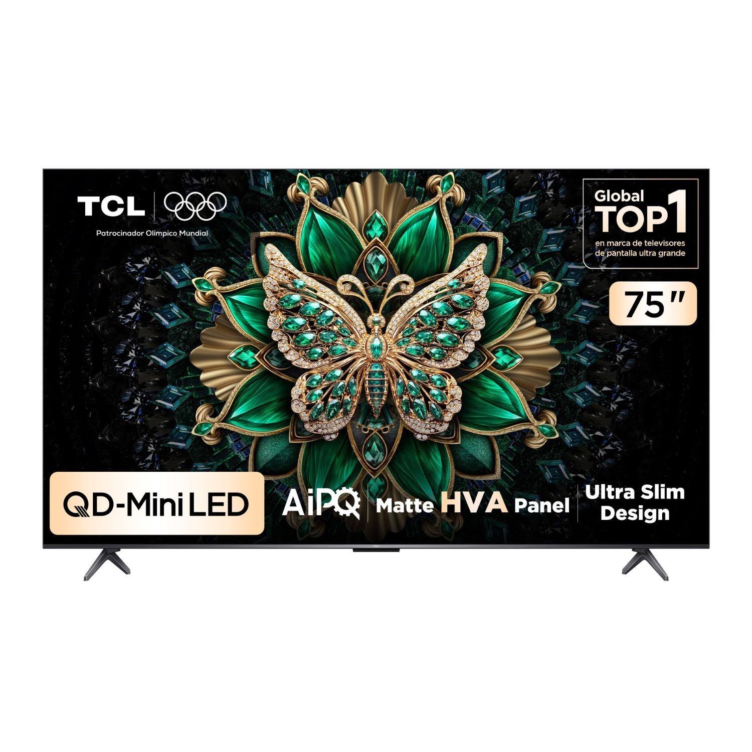 Televisor TCL 75" 4K QLED Mini LED Google TV 75C6K