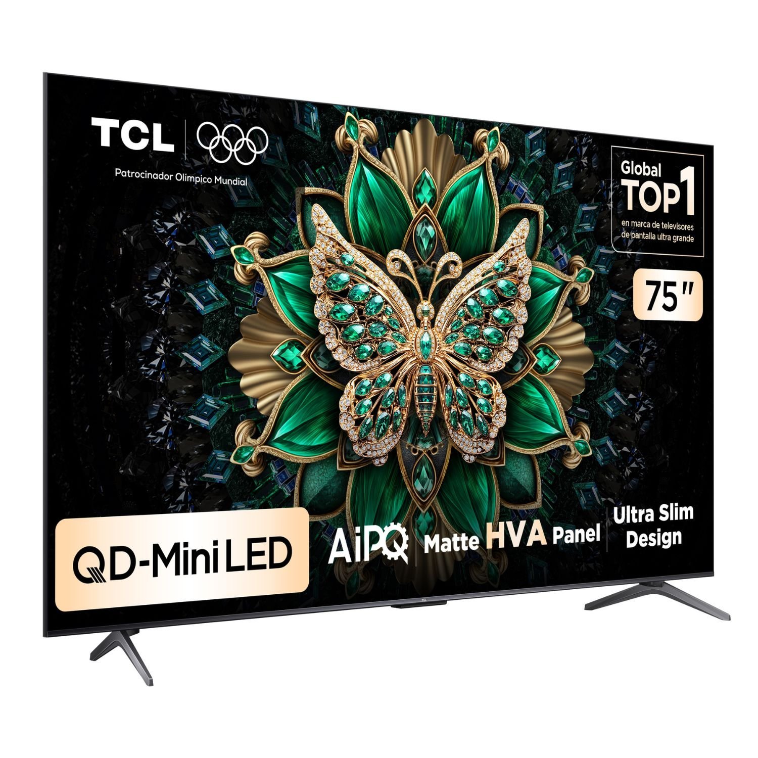 Televisor TCL 75" 4K QLED Mini LED Google TV 75C6K - Image 2