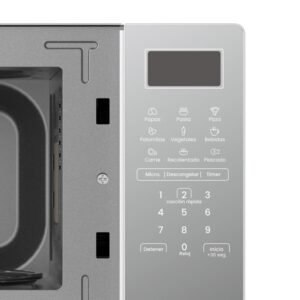 Horno Microondas MABE 20 Litros Digital HMM07SJW Gris - Image 4
