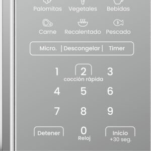 Horno Microondas MABE 20 Litros Digital HMM07SJW Gris - Image 5