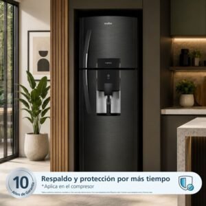 Nevera MABE No Frost 267 Litros RMA267FXCC Negro - Image 3